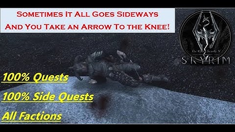 When everything goes wrong.  A Skyrim Blooper Reel // Skyrim #44