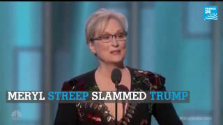 Golden Globes 2017: Acclaimed actress Meryl Streep slammed Trump, president-elect strikes back