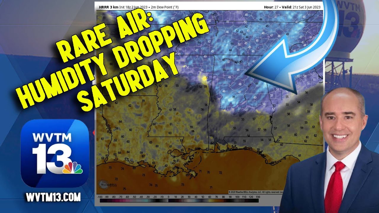 Rare Air! How some dry air makes the 90s a little less awful for