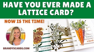 Lattice Split Card Tutorial: WOW! You