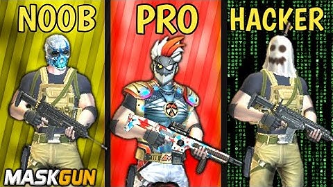 NOOB vs PRO vs HACKER - MaskGun