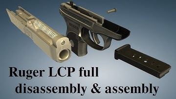 Ruger LCP: full disassembly & assembly | World of Guns
