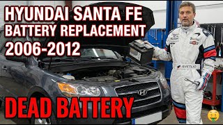 DEAD Battery? Easy Fix! Hyundai Santa Fe Battery Swap DIY (Years 06-12) Hyundai Santa Fe 2012 Battery Replacement