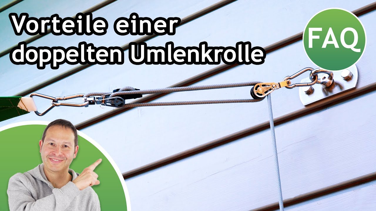 Sonnensegel befestigen Welche Vorteile bietet eine doppelte Umlenkrolle? FAQ ☀️ Pina YouTube Sonnensegel befestigen Welche Vorteile bietet eine doppelte Umlenkrolle? FAQ ☀️ Pina YouTube