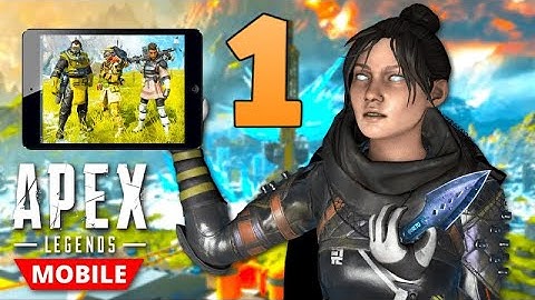 Apex Legends Mobile - Gameplay 1# - Intro tutorial and first Battle Royale Match #apexlegendsmobile