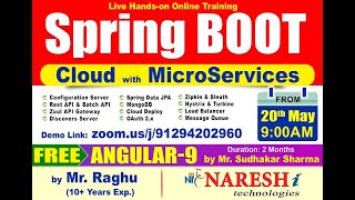 Spring Boot & MicroServices | by Mr. Raghu | Session-2