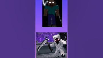 HEROBRINE VS ALL POWERFUL ENTITY 💀☠️ #herobrine #vs #minecraft #shorts