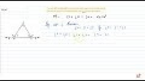 The side `B C` of a`A B C` is produced on both sides. Show that the sum of the exterior angles ...