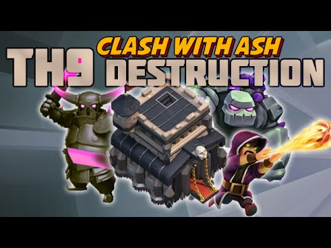 Clash Of Clans | TH9 Shattered GoLaLoon & GoHoWi with Low to Mid level Heroes