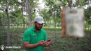 How to register a farmer in FARM-TRACE mobile screenshot 1