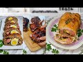3 Recetas Espectaculares para el día de la madre : pechuga rellena, rollo relleno, costillitas