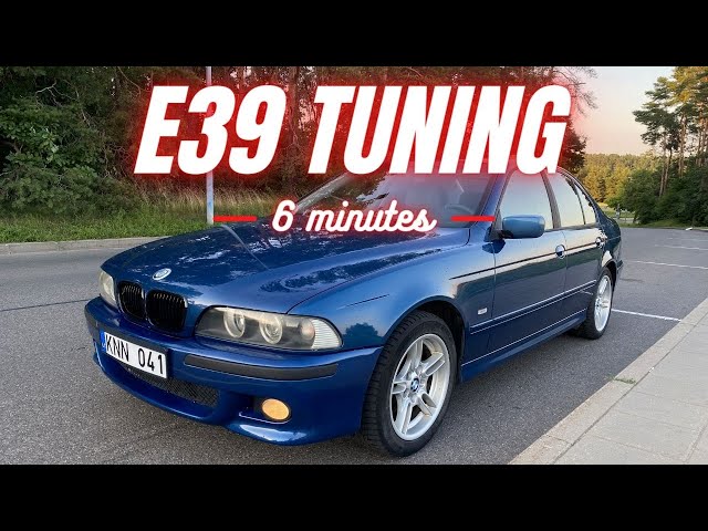 BMW E39 TUNING STORY IN 6 MINUTES 