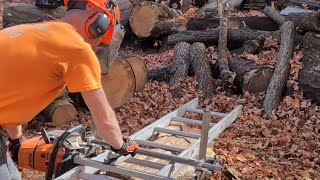 Milling weird looking butternut log