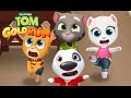 Talking tom gold run  funny moments gameplay for talking tom angela hank and talking ginger