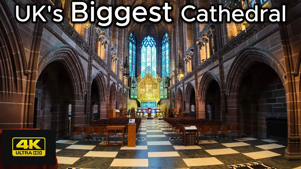 The UK's Largest Cathedral – Liverpool Cathedral 4K Full Tour 🇬🇧