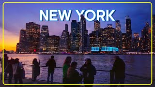 Night in New York 🗽 Iconic Dumbo Walking tour, Brooklyn