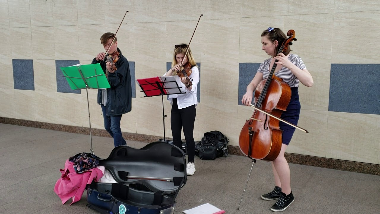 Mozart - Serenade #13 In G, K 525. 1.Allegro by  Street musician. Kyiv