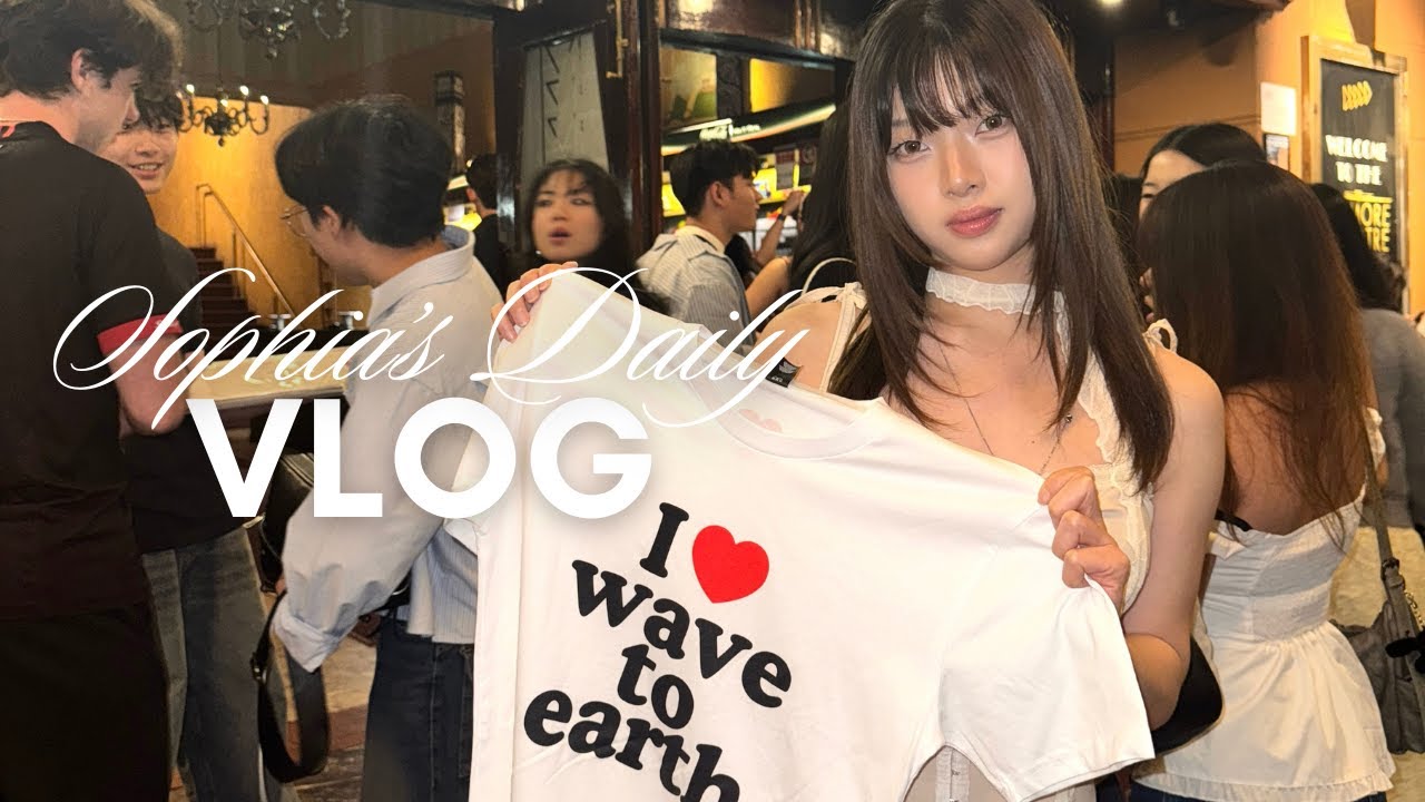 Неделя микроинфлюенсера | Концерт Wave to Earth, распаковка, мероприятие с инфлюенсером 🎸📦🍷🪩