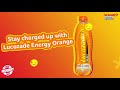 Crush your goals with lucozade