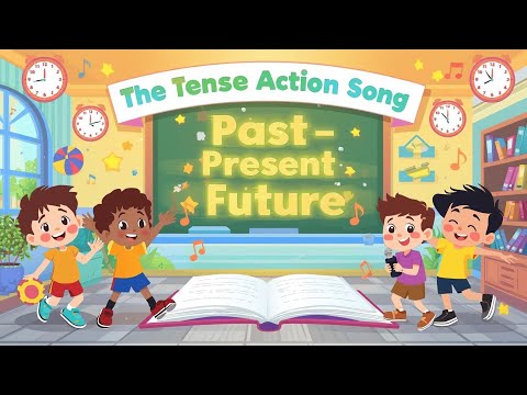 Master English Tenses in 3 Minutes - Past, Present & Future Grammar Song