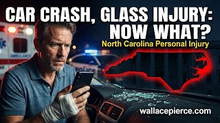 What can I do if I was hurt by broken glass in a crash? | NC