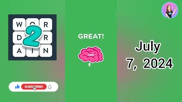 WordBrain 2 Nature Event Day 1 July 8, 2024 Solution