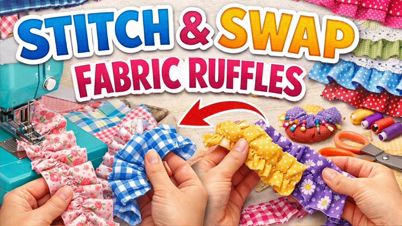 #stitchandswap The Ruffle Explosion! @SusanHilesCreates