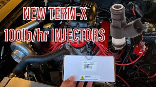 Brand New Terminator X Injectors & Box R Intake Installed On Turbo Small Block Ford