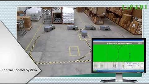CASUN AGV Automated Guided Vehicle Central Control System