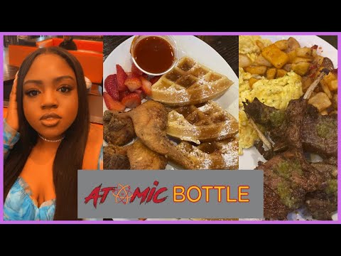 Best Brunch Spot In Houston, Tx: Atomic Bottle I Houston Vlog I Dining With Diasha