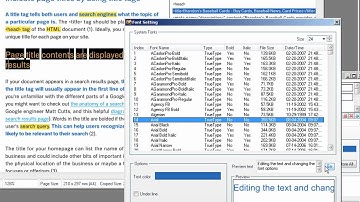 Editing text in PDF documents video tutorial 2011