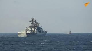 ロシアと中国、日本海で軍事演習実施