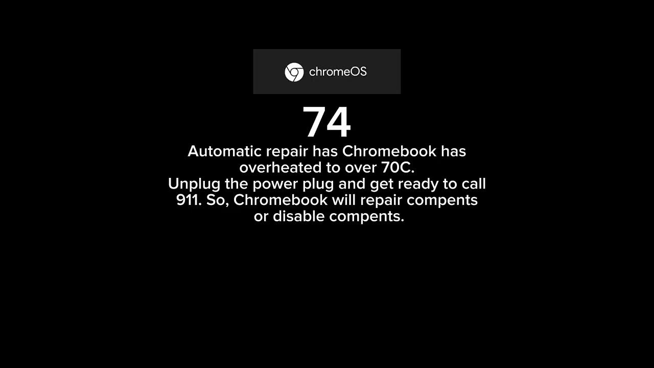 Chromebook Overheating Killscreen YouTube
