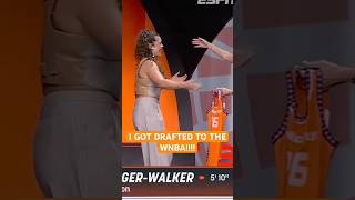 That feeling when YOU GET DRAFTED TO THE WNBA!!! 😭