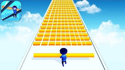 Roof Rails - MAX LEVELS!! All Levels Gameplay Walkthrough Satisfying ASMR Games