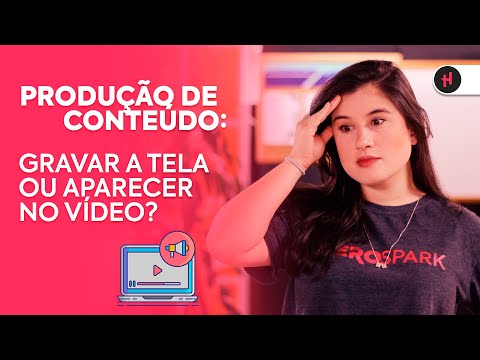 Produção de conteúdo: como GRAVAR UM VÍDEO AULA? 🎥⚡