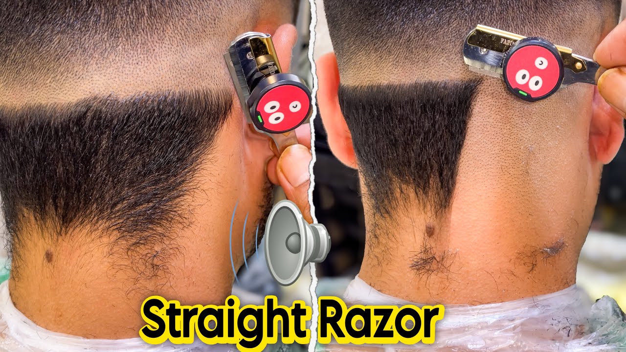 EXTREMELY Relaxing ASMR Barber Experience with Straight Razor Shaving ...
