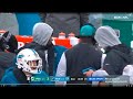 Dolphins Head coach Brian Flores screaming at Tua Tagovailoa during week 17 vs. Titans (slowed)