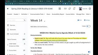 Week 4 Overview