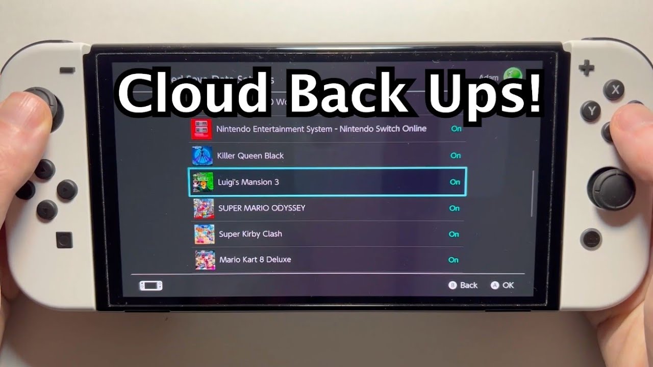 Bliv såret Afhængighed legation Nintendo Switch: How to Back Up Save Data to Cloud - YouTube