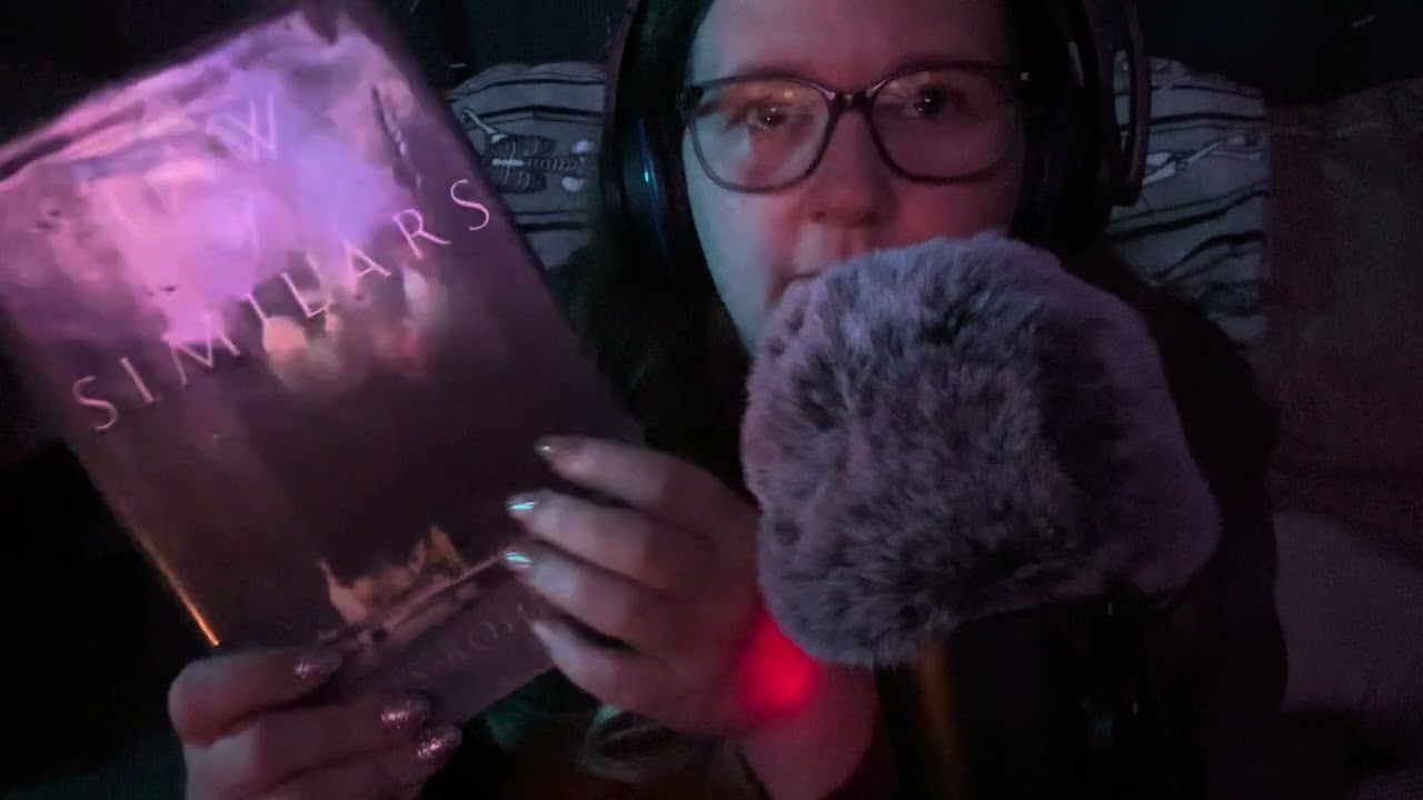 ASMR BOOK 📚 NOV TBR JAR (tapping,  tracing, whispers, etc)