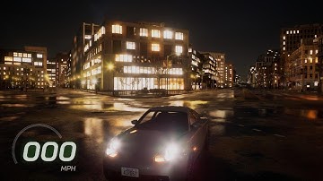 The Matrix Awakens: An Unreal Engine 5 Experience - Porsche Top Speed Run