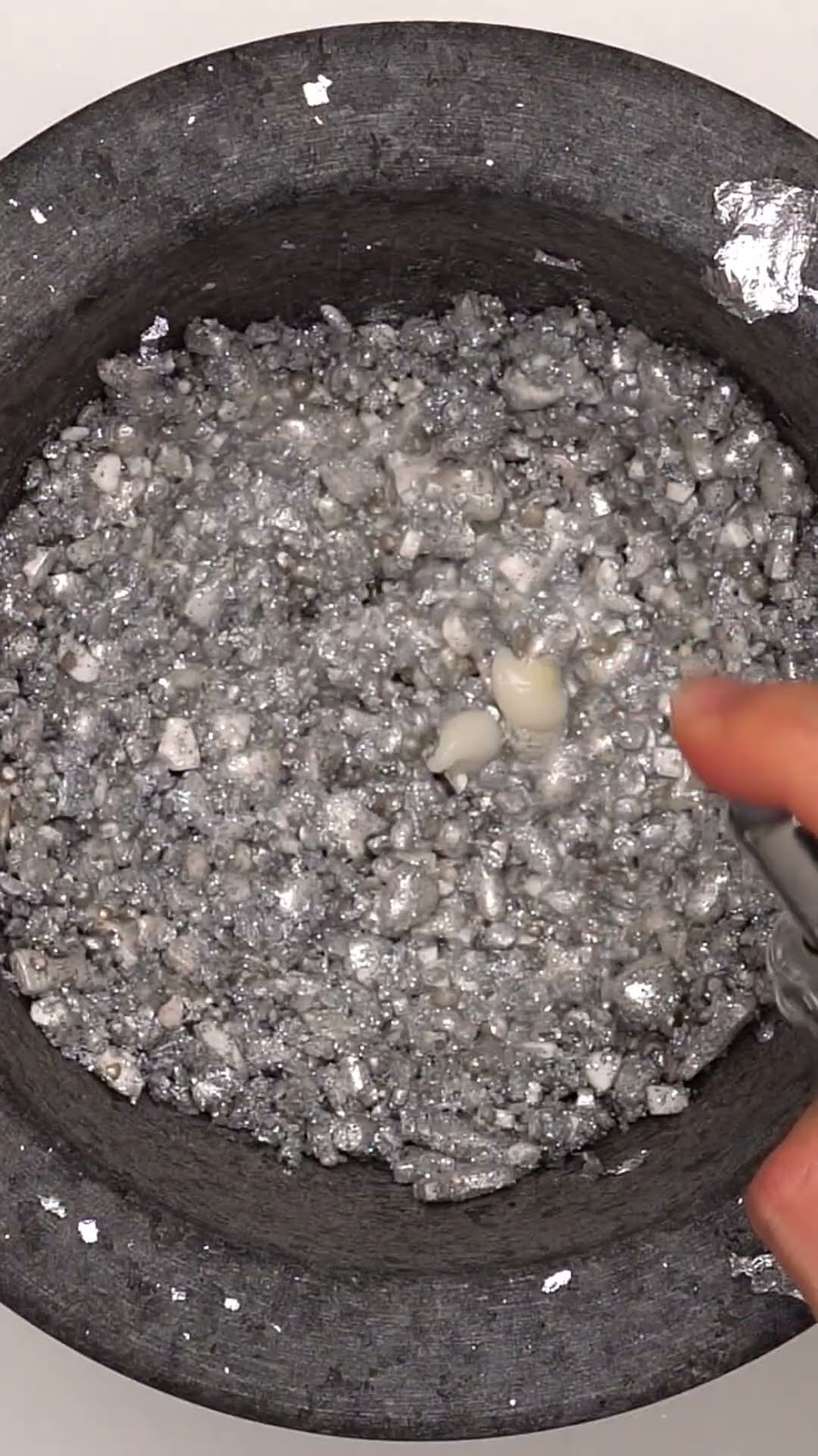 Silver Face Mask