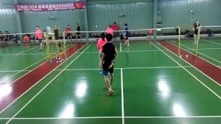 竹南羽協1060421秀如博輝VS卓臨喬雁