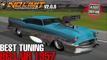 Chevy BellAir 1957 DivisionX Tuning 4.5 Second 1/4 Mile Full system No Limit 2 V2.0.8