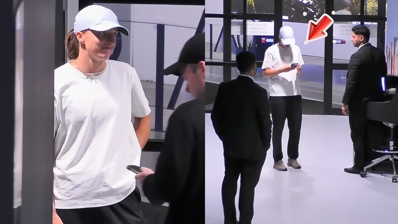 Iga Swiatek Stopped by Security on Her Way to the Gym