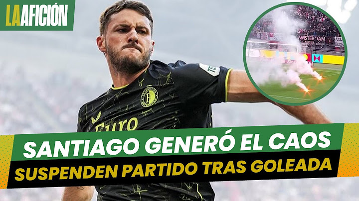 Santi Giménez marca doblete en partido suspendido del Feyenoord ante Ajax