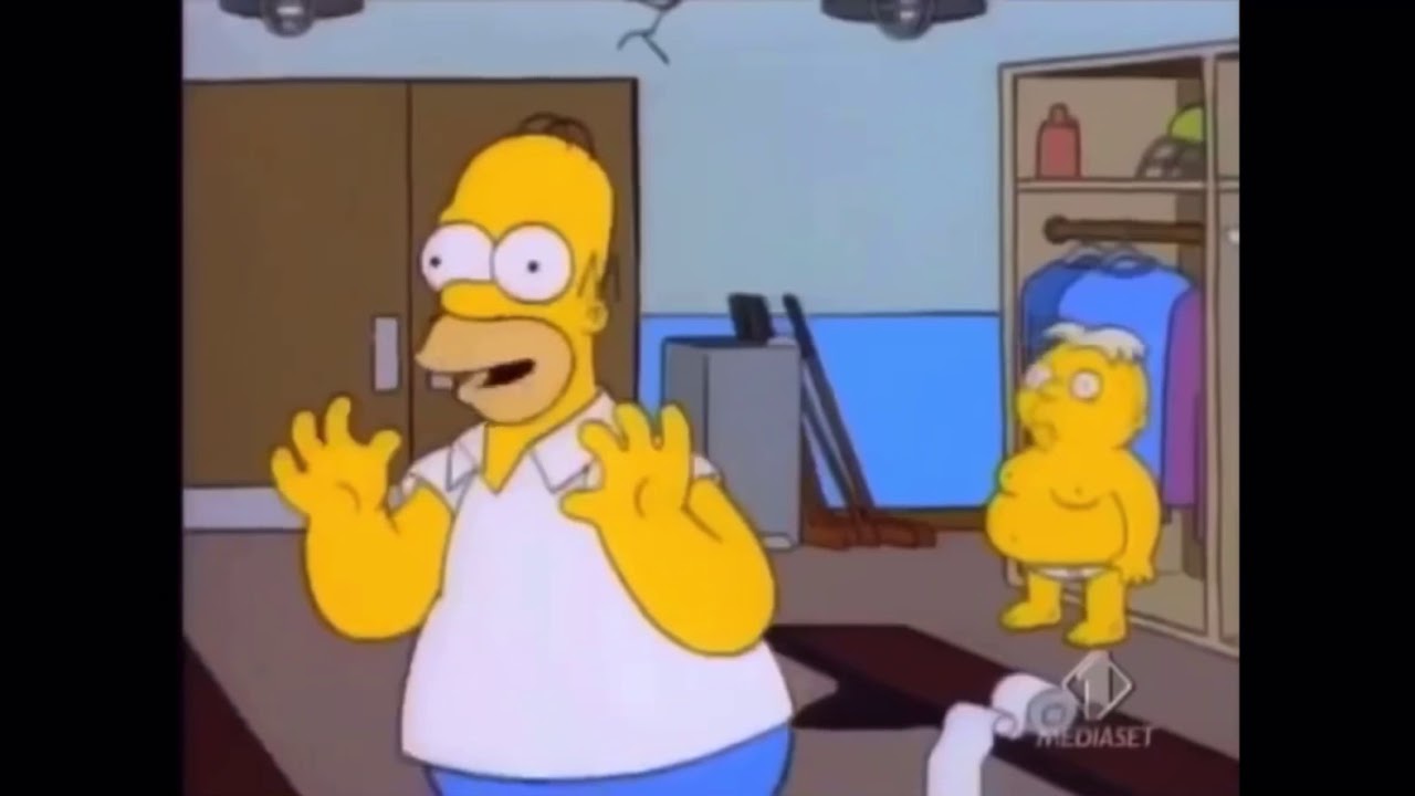 Homer frusta cicciobombolo con le tettine