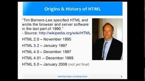 Introduction To HTML and CSS - A Complete PHP Tutorial for Absolute Beginners