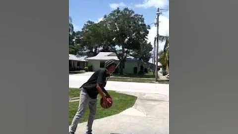 Me and my friends playing b ball